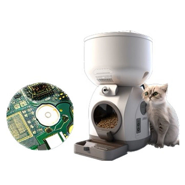 智能宠物喂食器4GWiFi远程喂食PCBA真人录音狗自动喂食器6按键方案开发 0